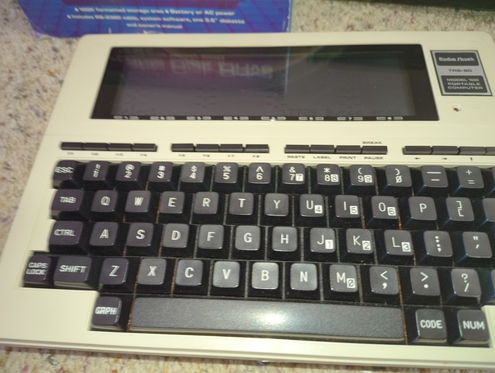 Nice TRS-80 Model 100 Bundle - TESTED -Disk Drive New Belt! Many Extras