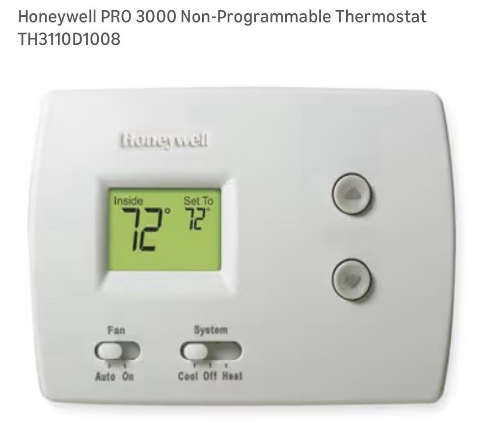 Honeywell TH3110D1008 Pro Non-Programmable Digital Thermostat