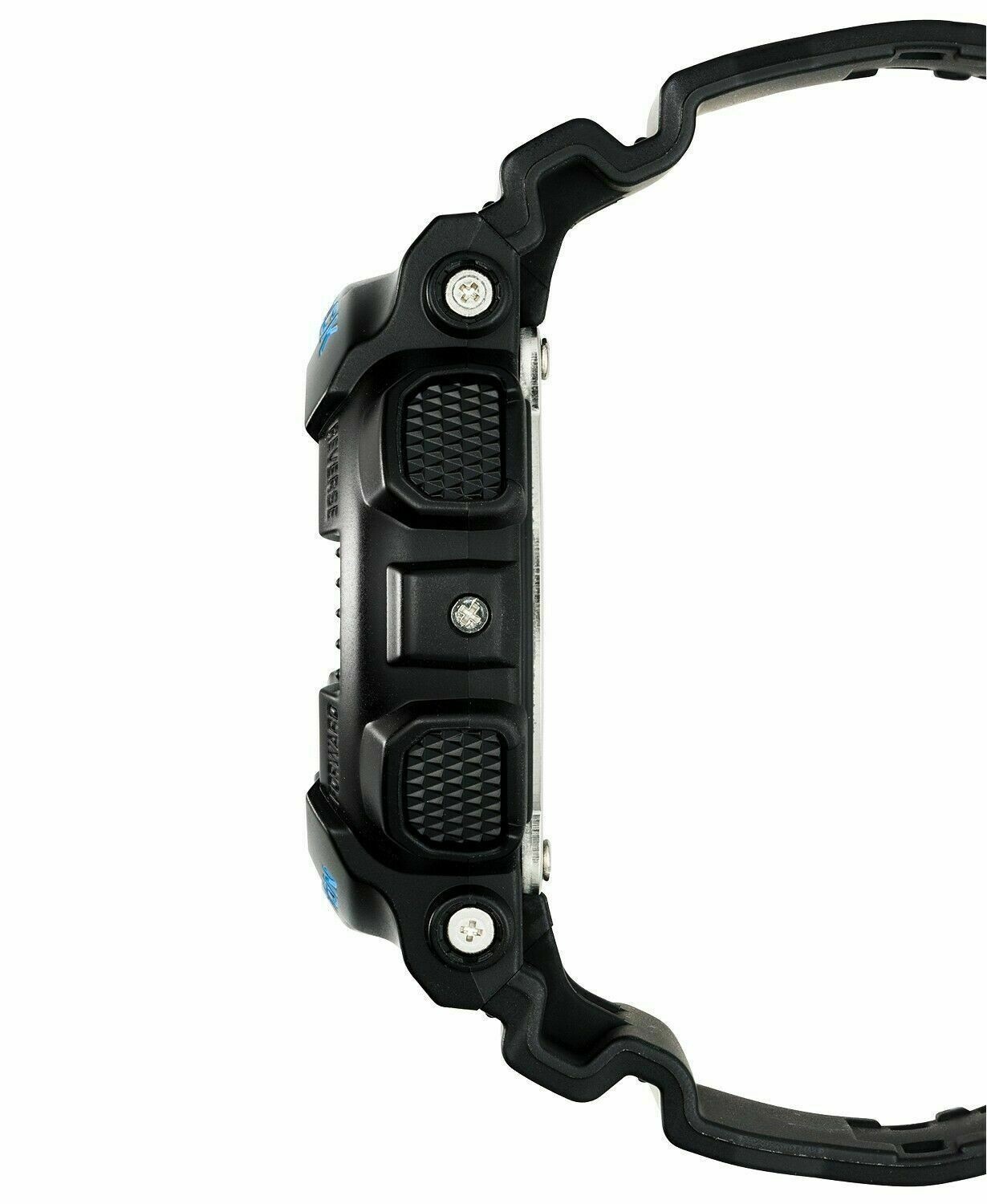 Men Sports Watch G-Shock GA100CB-1A Ana-Digi Chronograph Black Resin Band