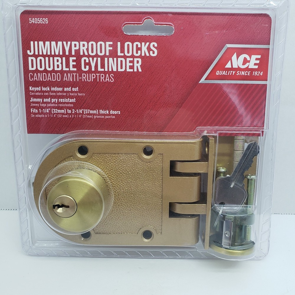 ACE Jimmyproof Locks Double Cylinder #5405626