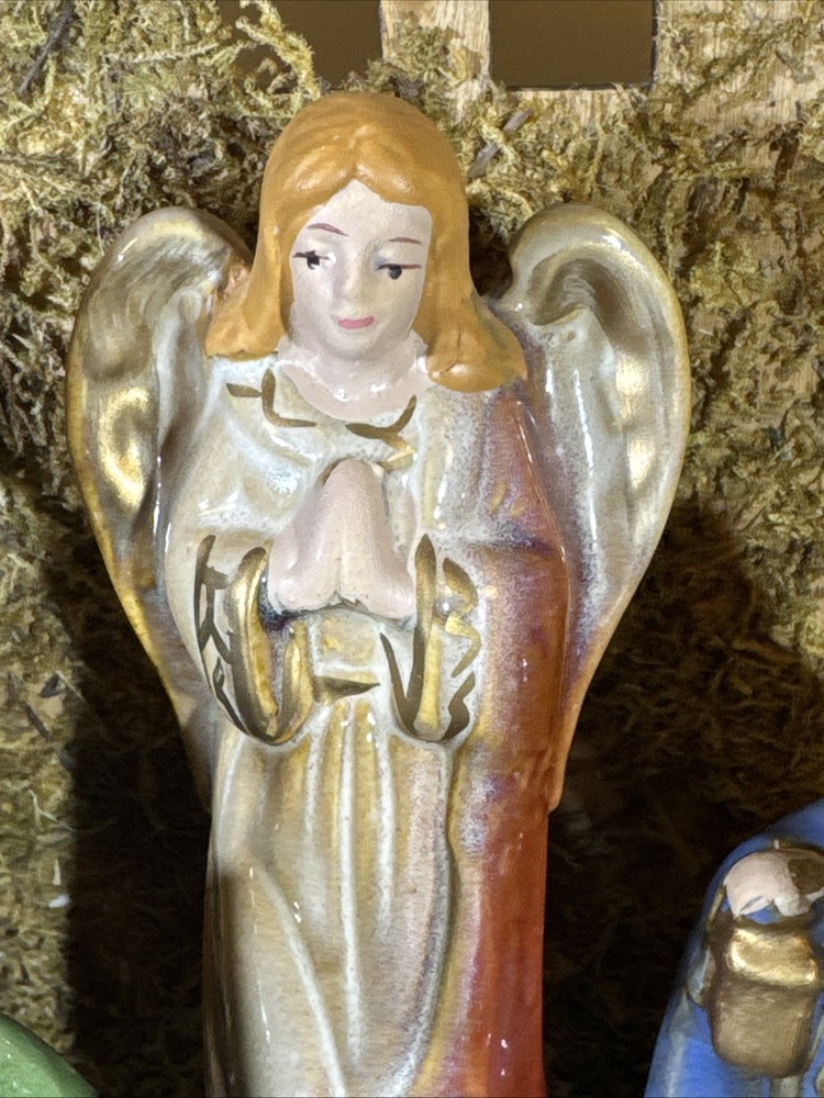 Beautiful Ceramic Drip Glaze 11 Piece Navtity Set