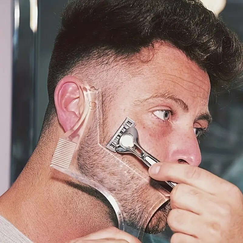 Beard Ruler, Beard Styling Tool, Beard Styling Comb, Beard Template Styling