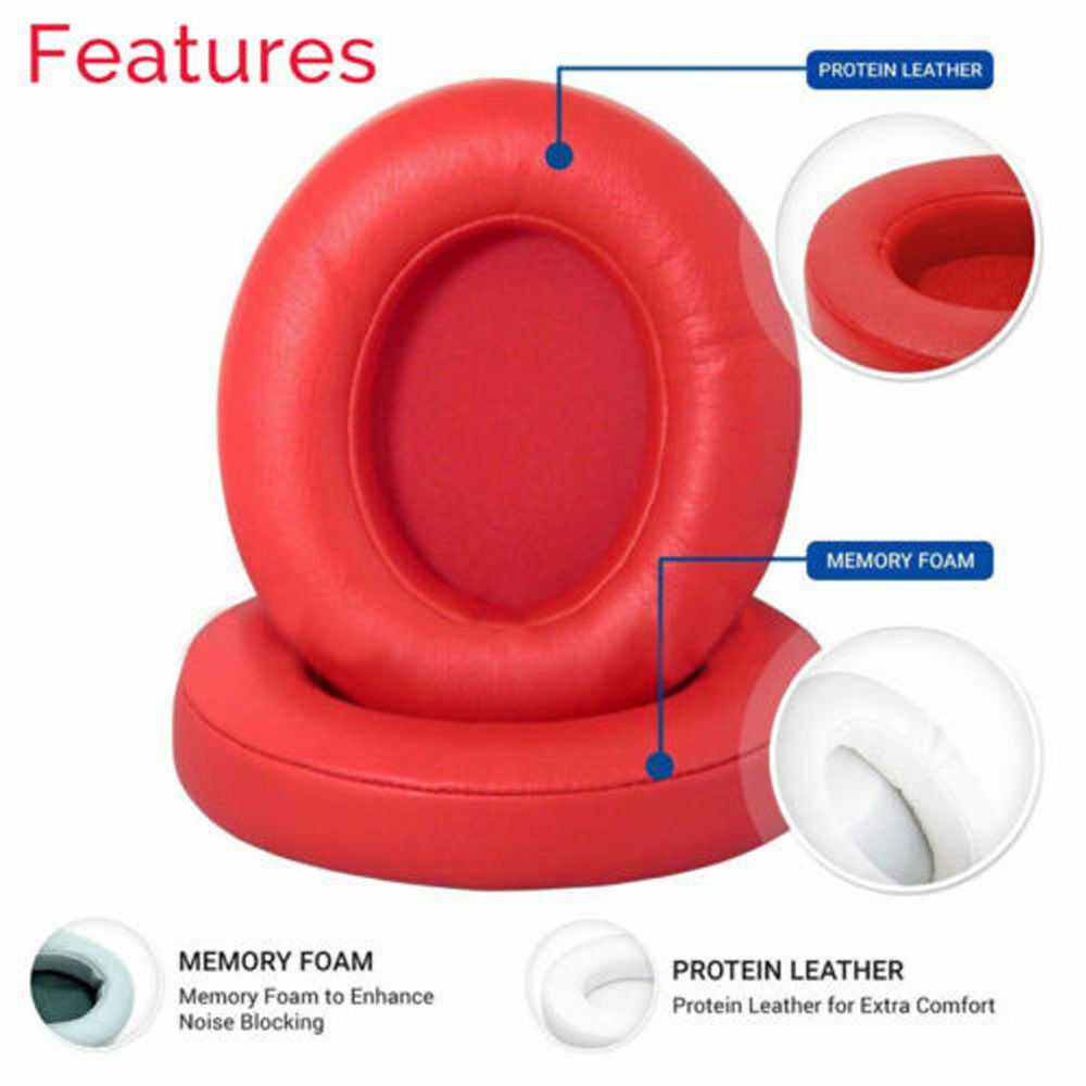 2x Ear Pad Cushion Replacement For Beats Dre Studio 2 3 Wireless / Wired 2.0 3.0