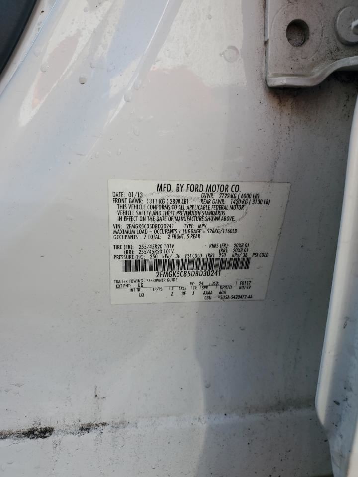 Driver Front Window Regulator Without Motor Fits 09-19 FLEX 4881443