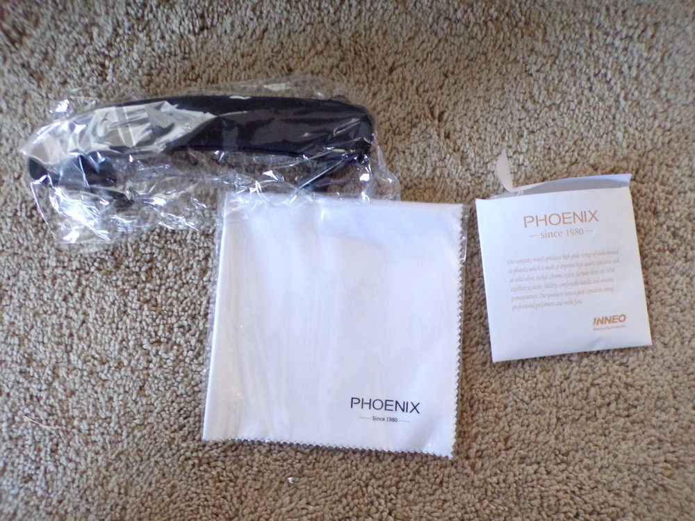 PHOENIX Violin Kit for Beginners 4/4, Full Set with Case @dS