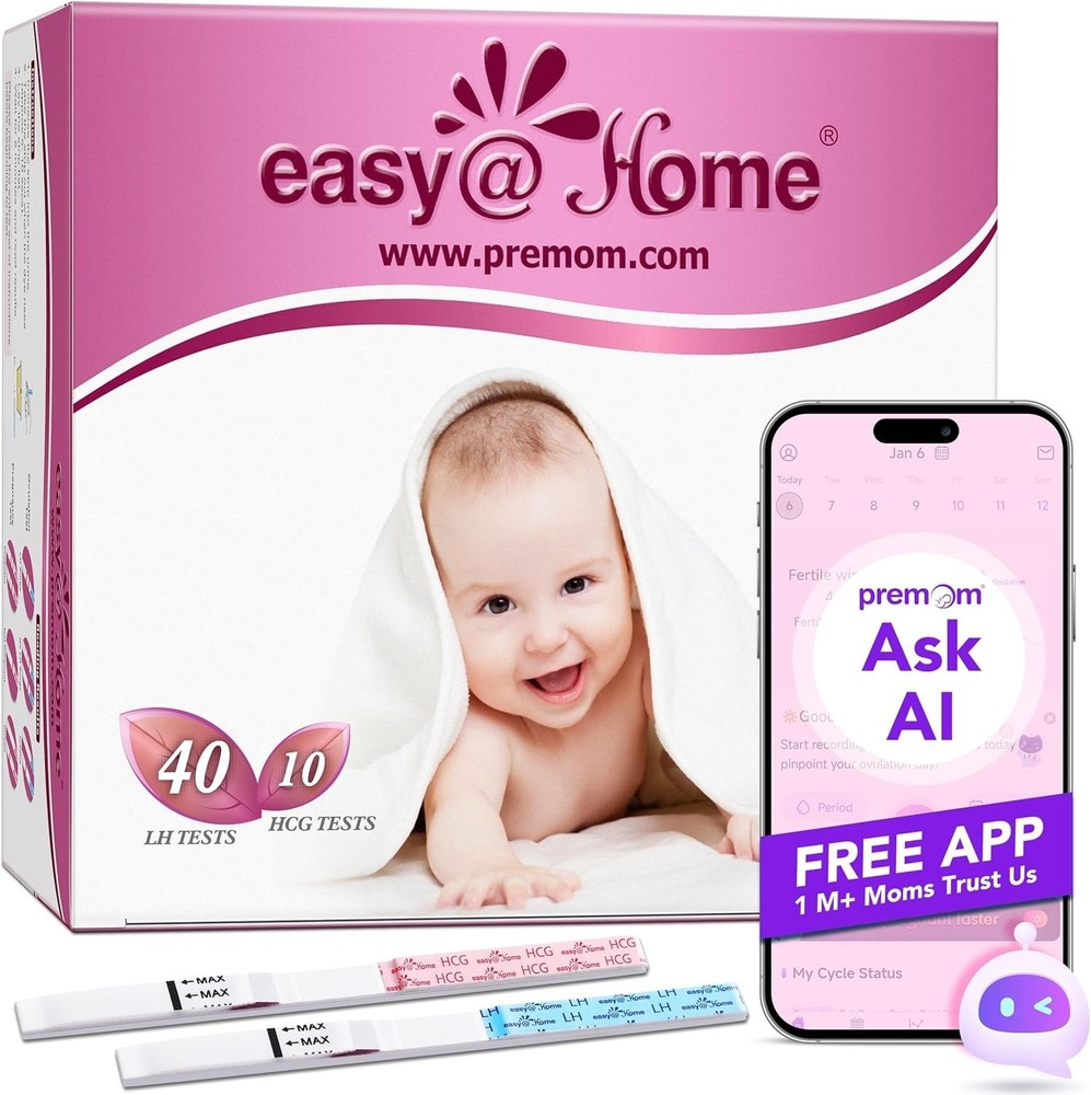 Ovulation Strips Powered by Premom Ovulation Predictor APP, FSA Eligible, 40...