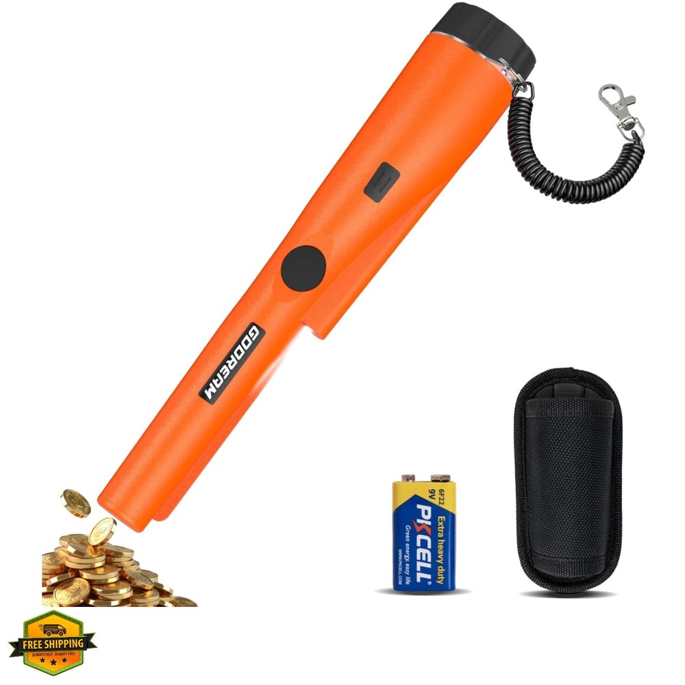 Metal Detector Pinpointer for Adults & Kids - Waterproof Handheld Pin Pointer...