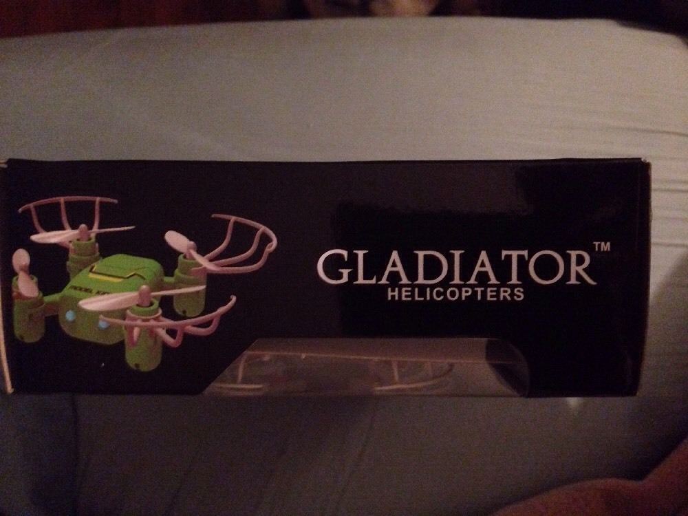Gladiator Helicopters 2.4Ghz 4CH 6-Axis RC Mini Drone w/ 3D rollover function