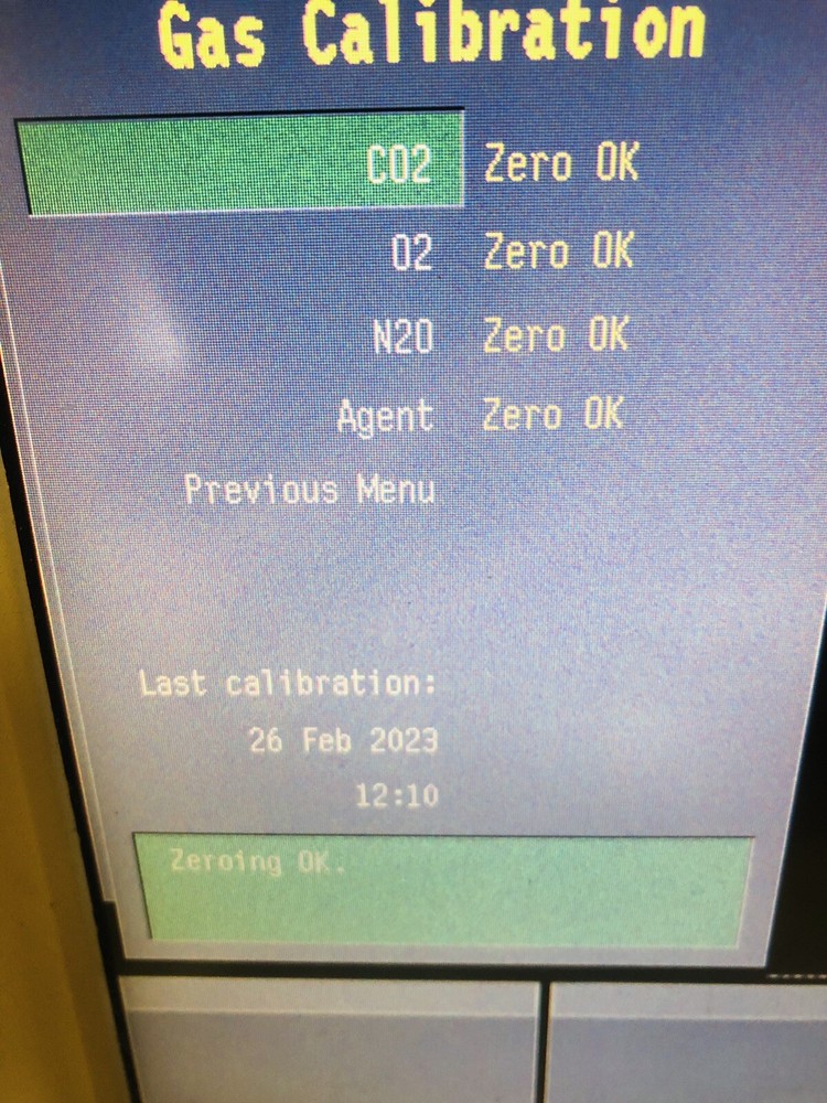 GE Datex Ohmeda E-CAiO 5 Agent Gas Module - Calibrated