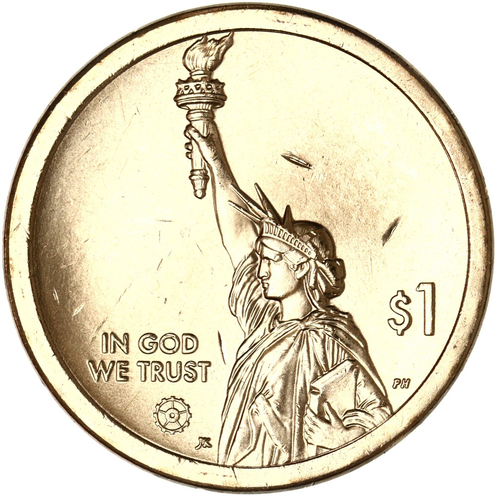 2020 P American Innovation Connecticut Gerber Variable Scale Dollar BU