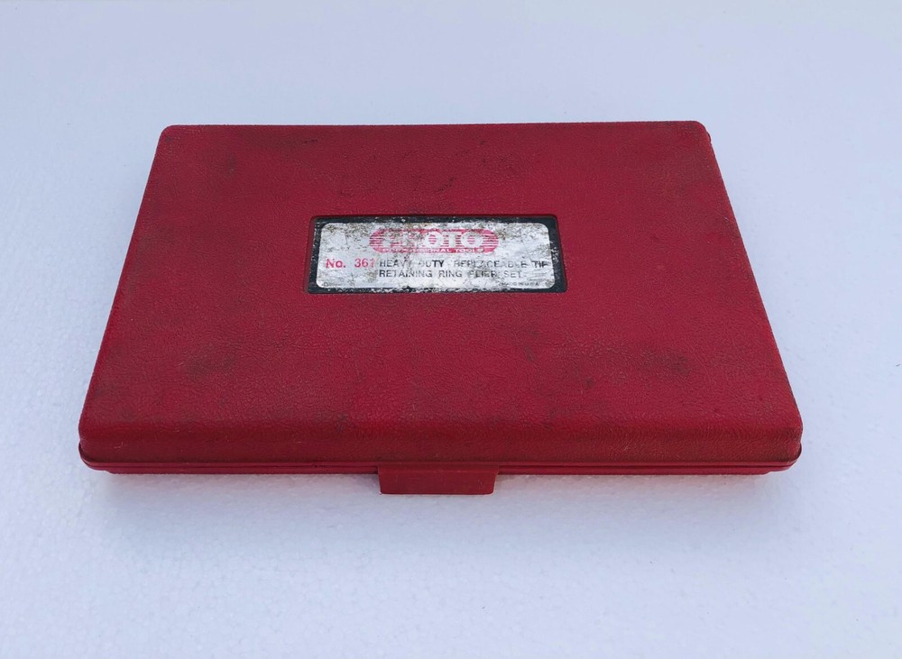 PROTO 361 INTERNAL EXTERNAL RETAINING PLIER SET WITH REPLACABLE TIPS