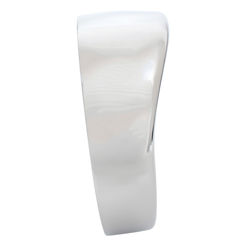 Chrome 7" Headlight Trim Ring Visor Bezel for Harley Touring Road King Softail