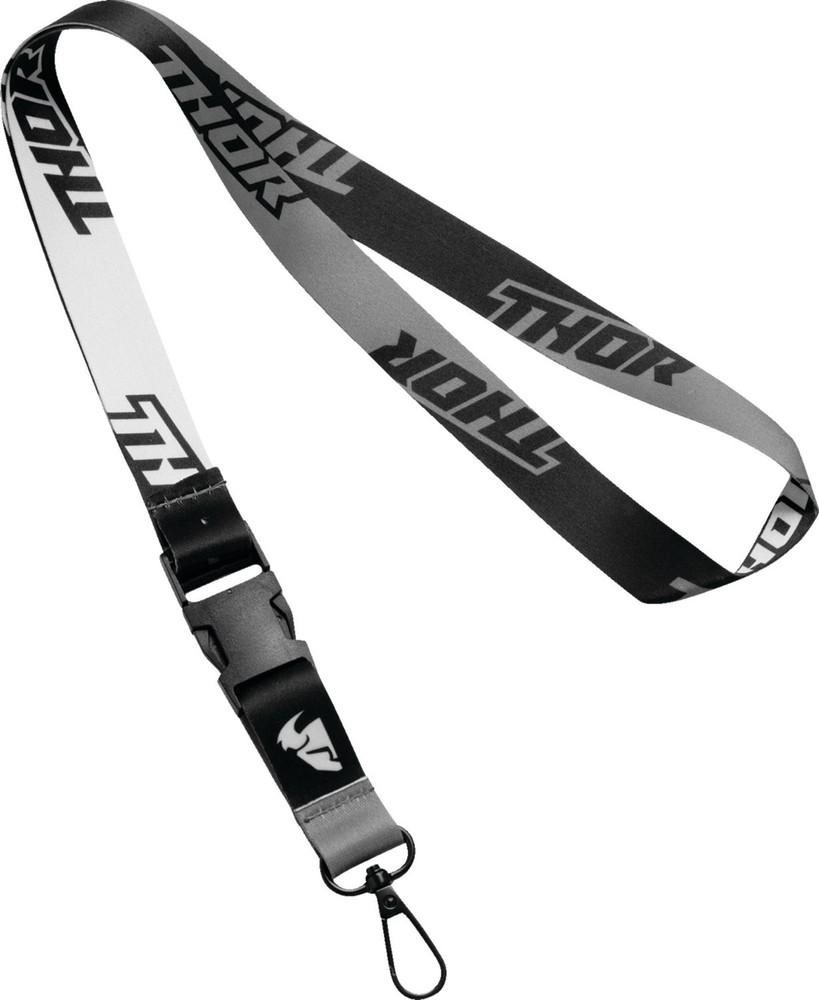 Thor Logo 23 Lanyard Black/Gray