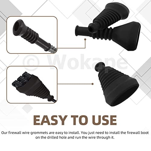 20Pcs Universal Firewall Boot Assortment Kit for Most Vehicle Accessories Wire