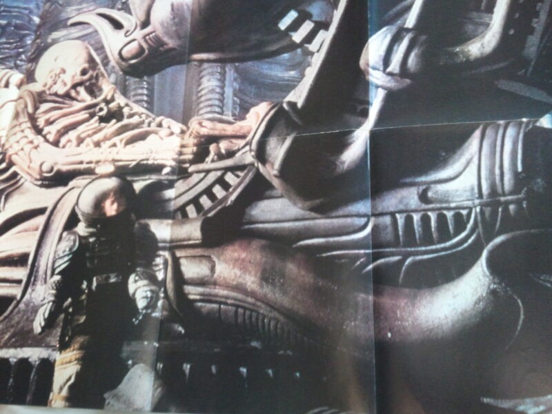 Alien Poster # 2 Dead Alien in Derelict Spaceship