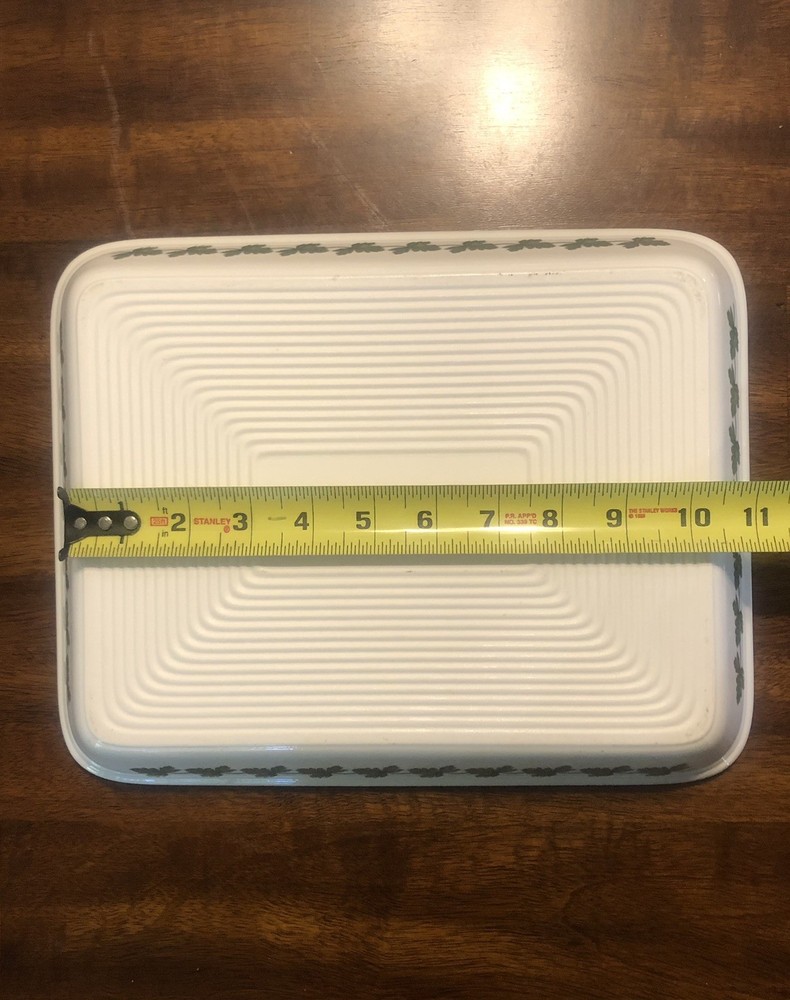 Portmeirion APPLE HARVEST 12" Rectangular Lasagna Baker Baking Dish - Excellent
