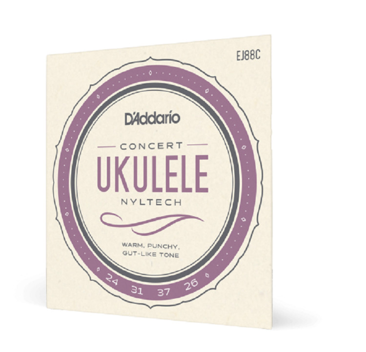 D'Addario EJ88C Nyltech Ukulele Strings Concert