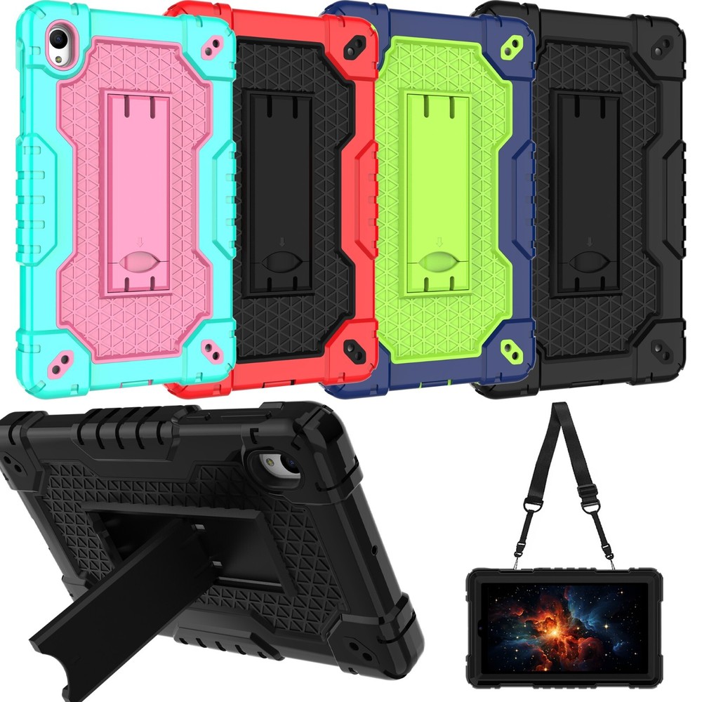 For Walmart Onn 7/8 8inch Gen4 2024 Case Built Strap Kickstand+Screen Protector
