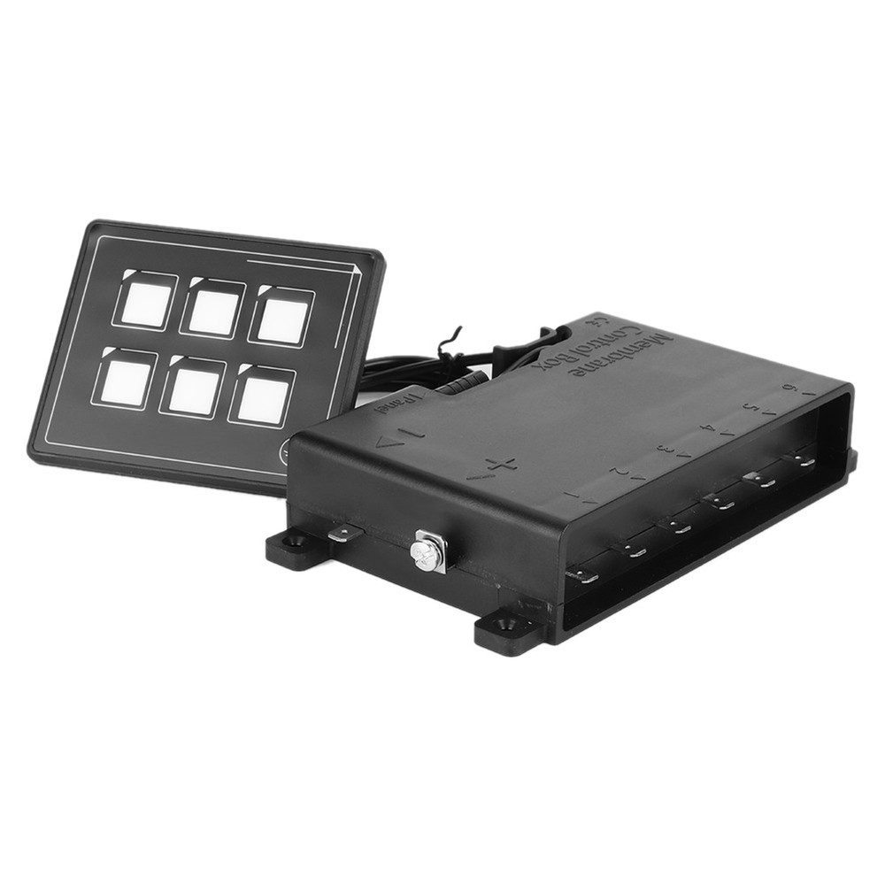 Universal 6P LED Touch Membrane Control Panel Switch For Car Electronic Acc PYSD