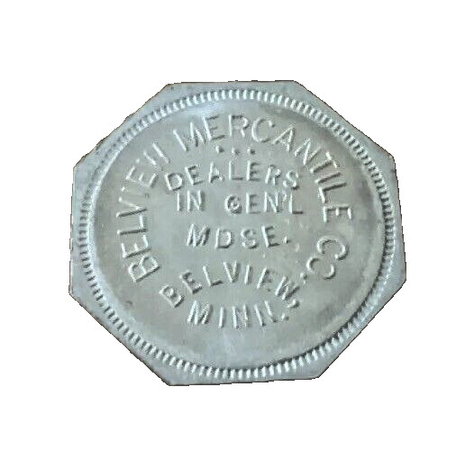 Belview Minnesota Minn Mn Trade Token 10 Cents