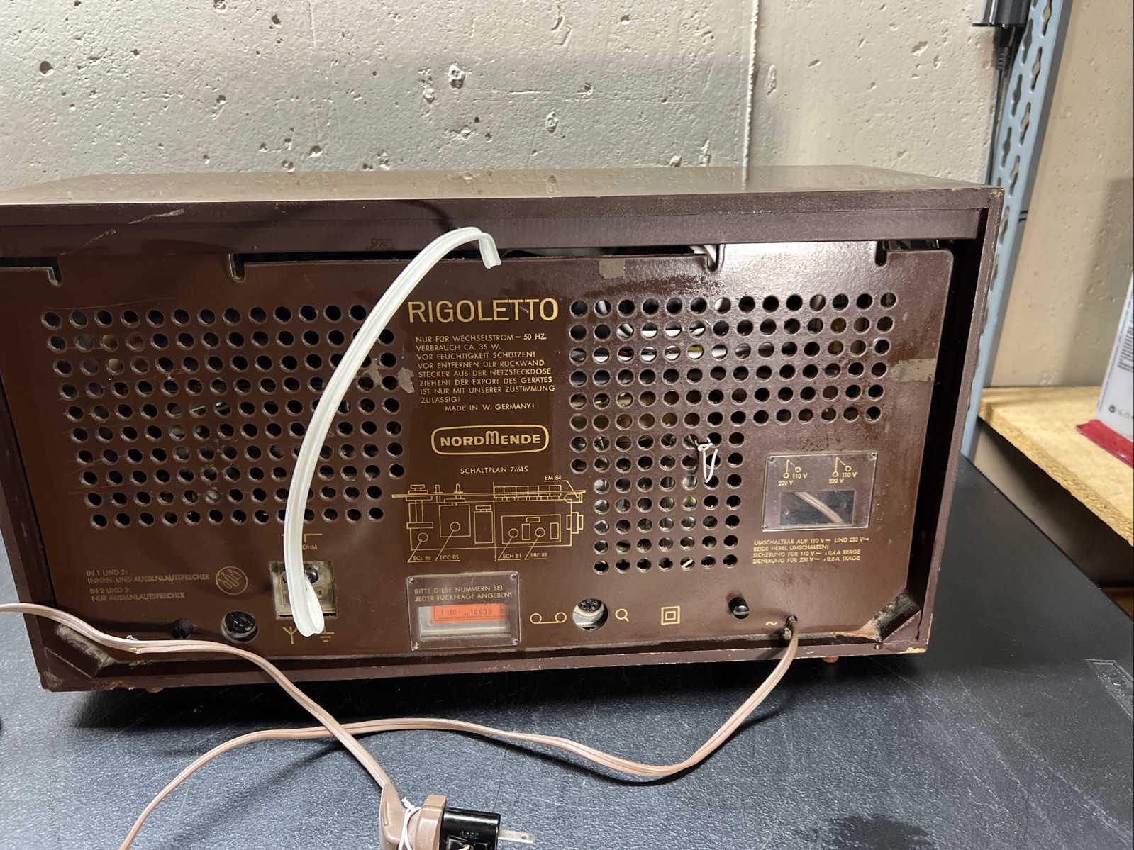 NORDMENDE RIGOLETTO RÖHRENRADIO