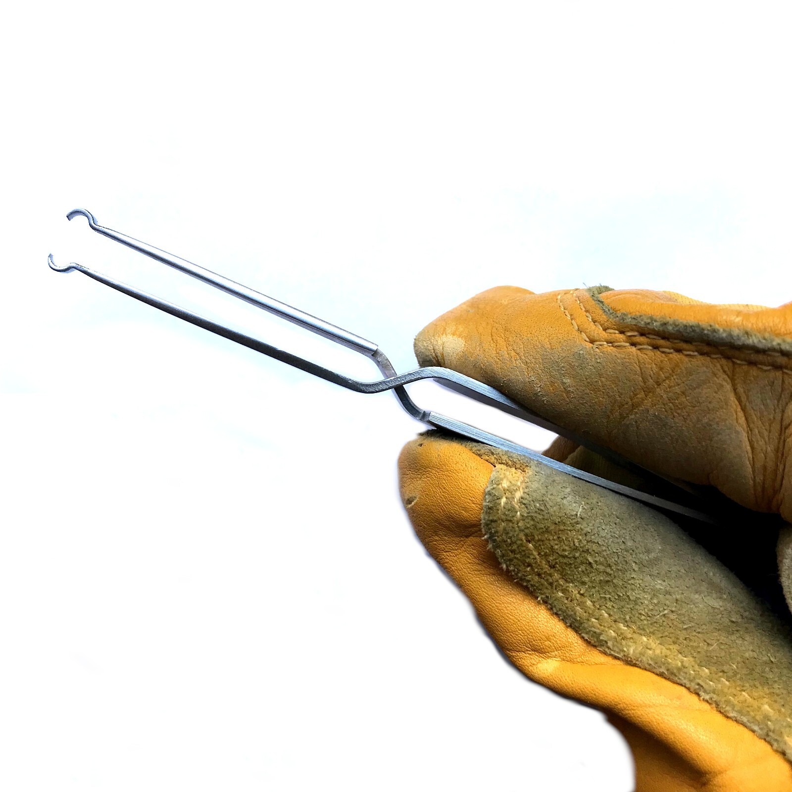 Lock Pinning Cross Locking Tweezers - Stainless Steel, for Locksmith Pinning