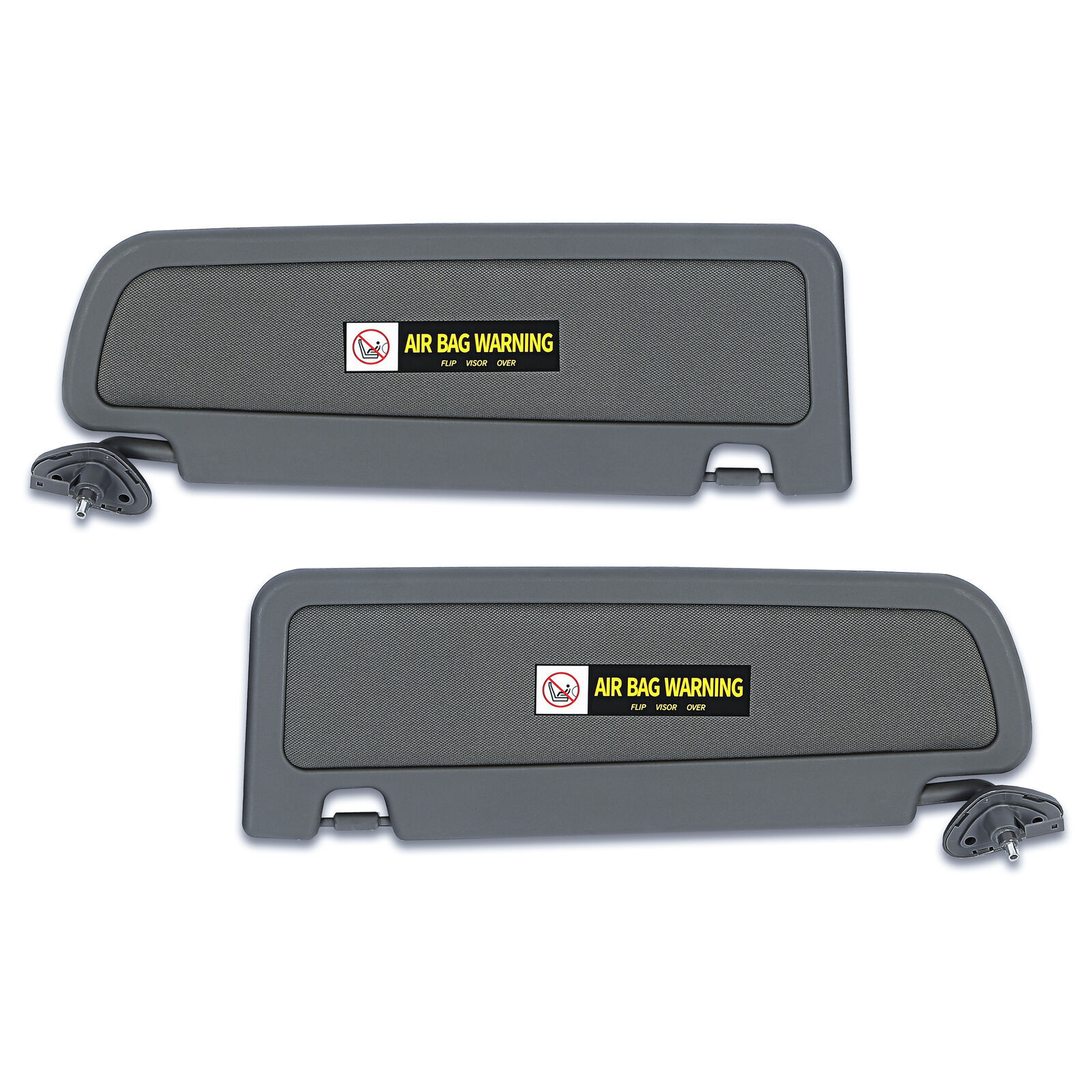 Sun Visor Dark Gray PAIR For 2006-2008 Honda Civic Left & Right Visor SET