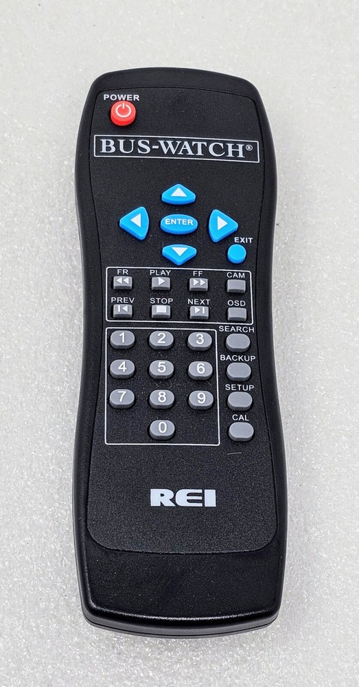 REI Bus Watch Digital Surveillance DVR Remote Control