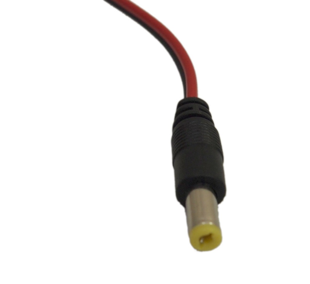 20 Pcs DC Male Power Jack Cable Connector for CCTV security camera DVR system