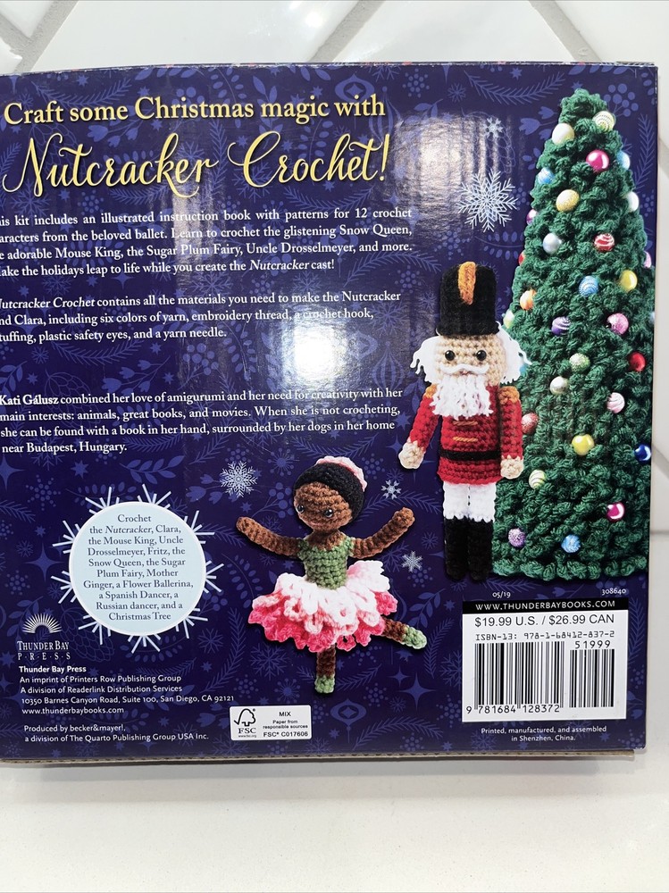Nutcracker Crochet 12 Characters From The Classic Baller + 86Pg Instruction Book