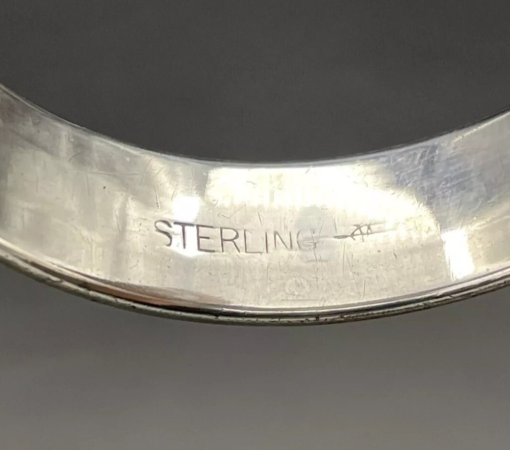 Sterling Silver Napkin Ring Name Engraved “Jane” Webster & Co