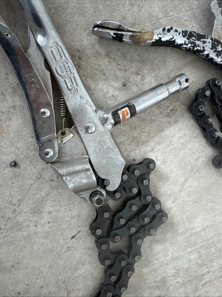 (2x) Matthews Chain Vice Grip with Two 5/8" Pins