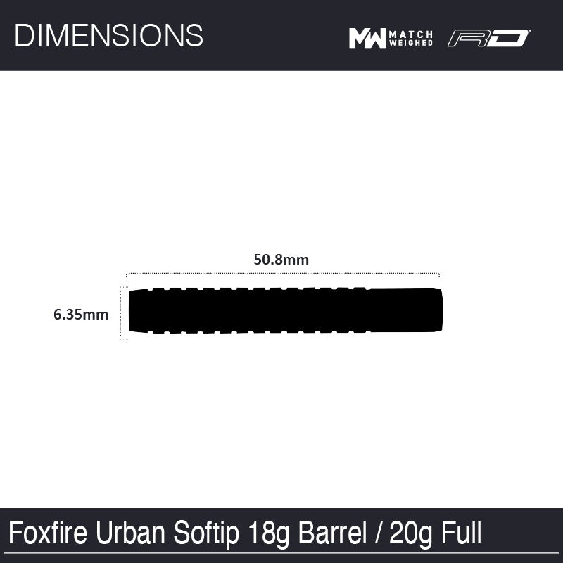 Winmau FOXFIRE URBAN SOFT TIP - 20g