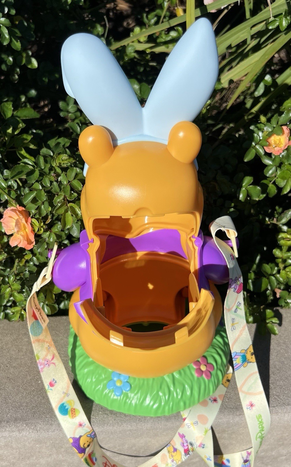 Disney Parks 2026 Winnie the Pooh Piglet Easter Spring Popcorn Bucket In Hand