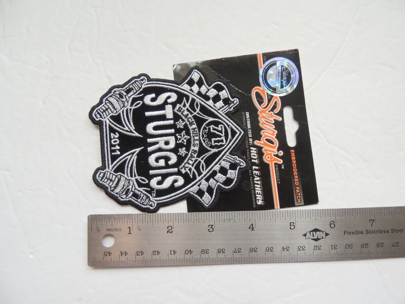 2011 STURGIS RALLY EMBROIDERED 4 INCH BIKER PATCH