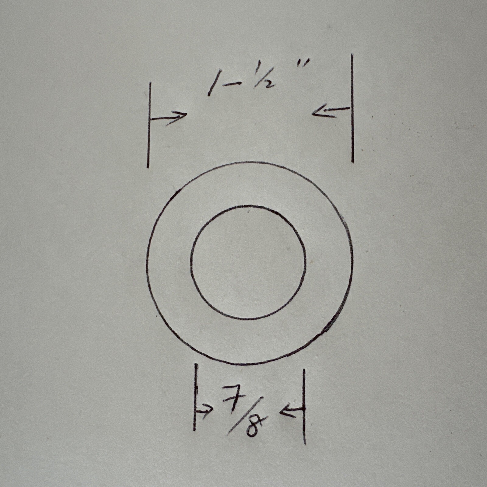 5 CLEAR ACRYLIC 1 -1/2" WASHERS FOR Waterford Chandelier Parts FIXTURE New