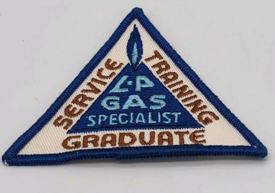 Rare LP Gas Specialist Training Graduate Patch.