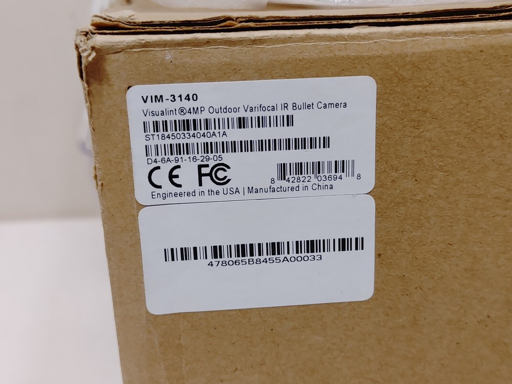 Visualint VIM-3140 4MP Motorized IR Bullet Camera