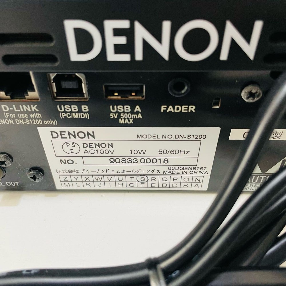Denon DJ DN-S1200 single Portable CD/MP3 USB Player MIDI Controller