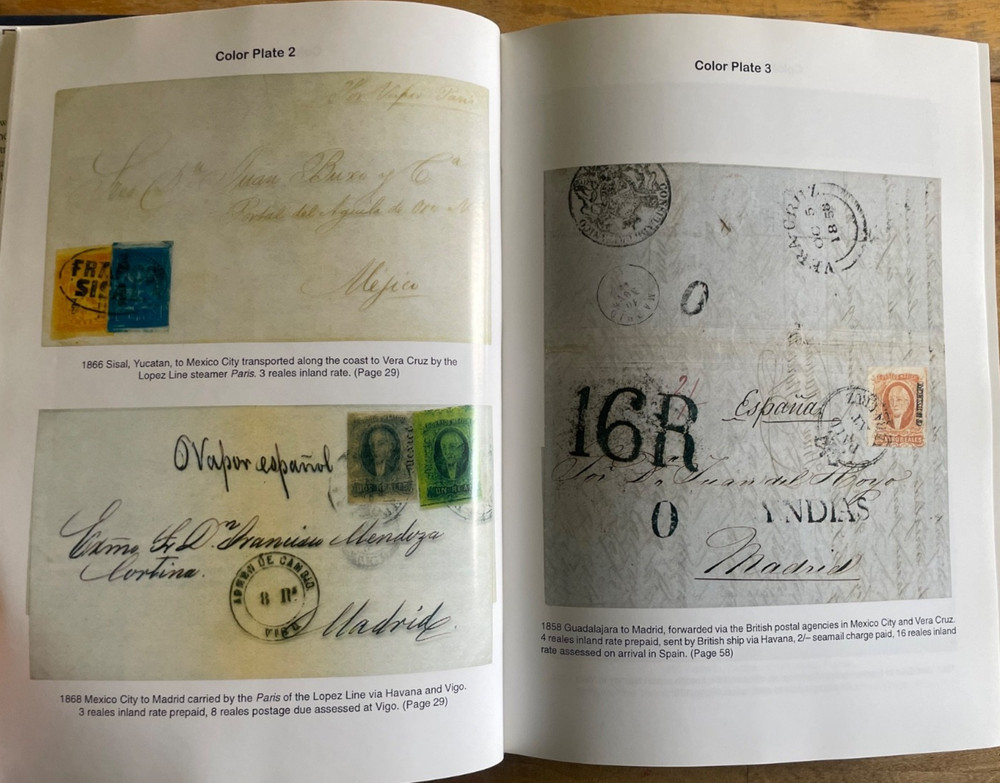 4-item lot Mexican Philately. Pulver Introduction, Maritime, Revolution British