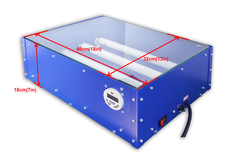 LED Exposure Unit Screen Printing Exposure Light UV Exposure Unit w/ Timer 110V