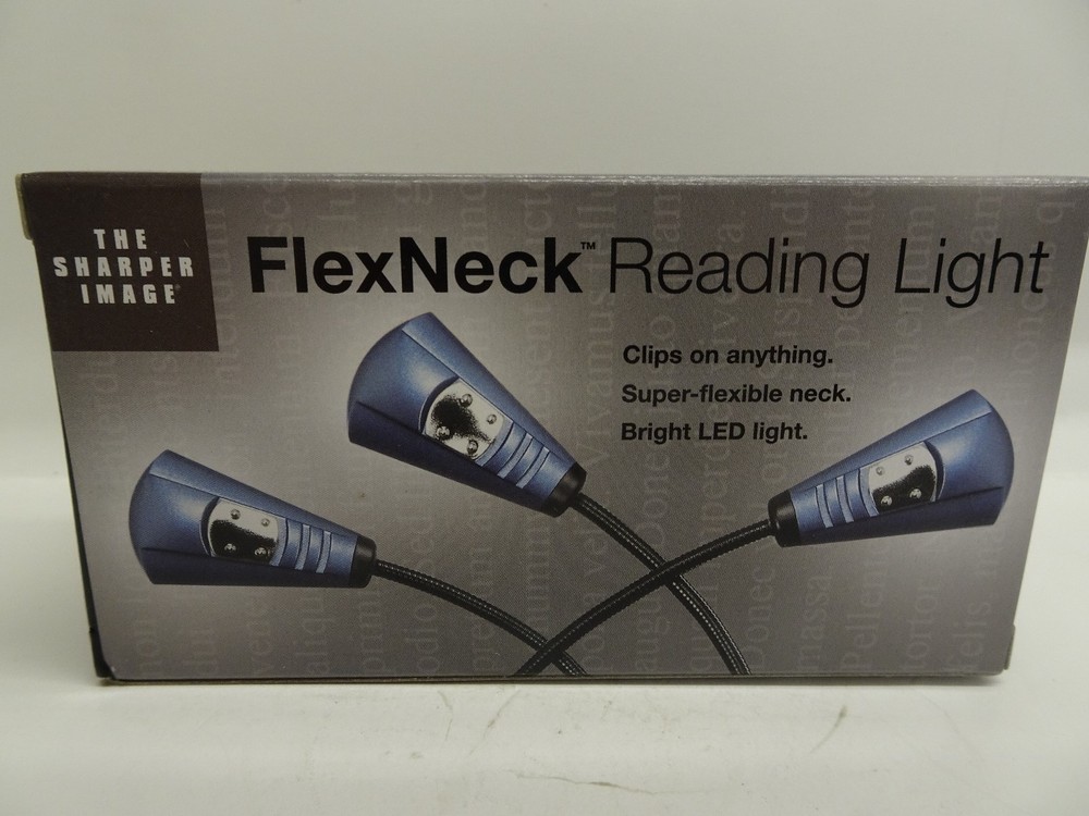 Flex Neck Reading Light By The Sharper Image