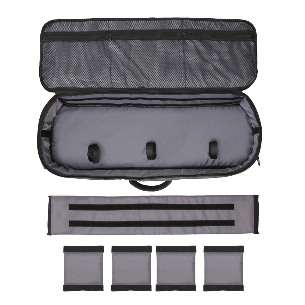 Fly Fishing Rod Travel Case Rod and Reel Organizer Storage Bag Multi-Function