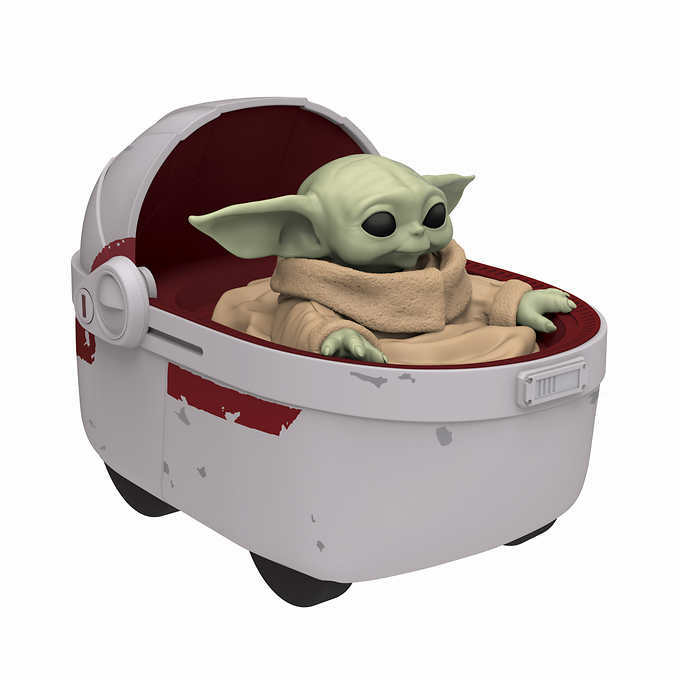 STAR WARS THE MANDALORIAN GROGU 9" REMOTE CONTROL HOVER PRAM *DISTRESSED PKG