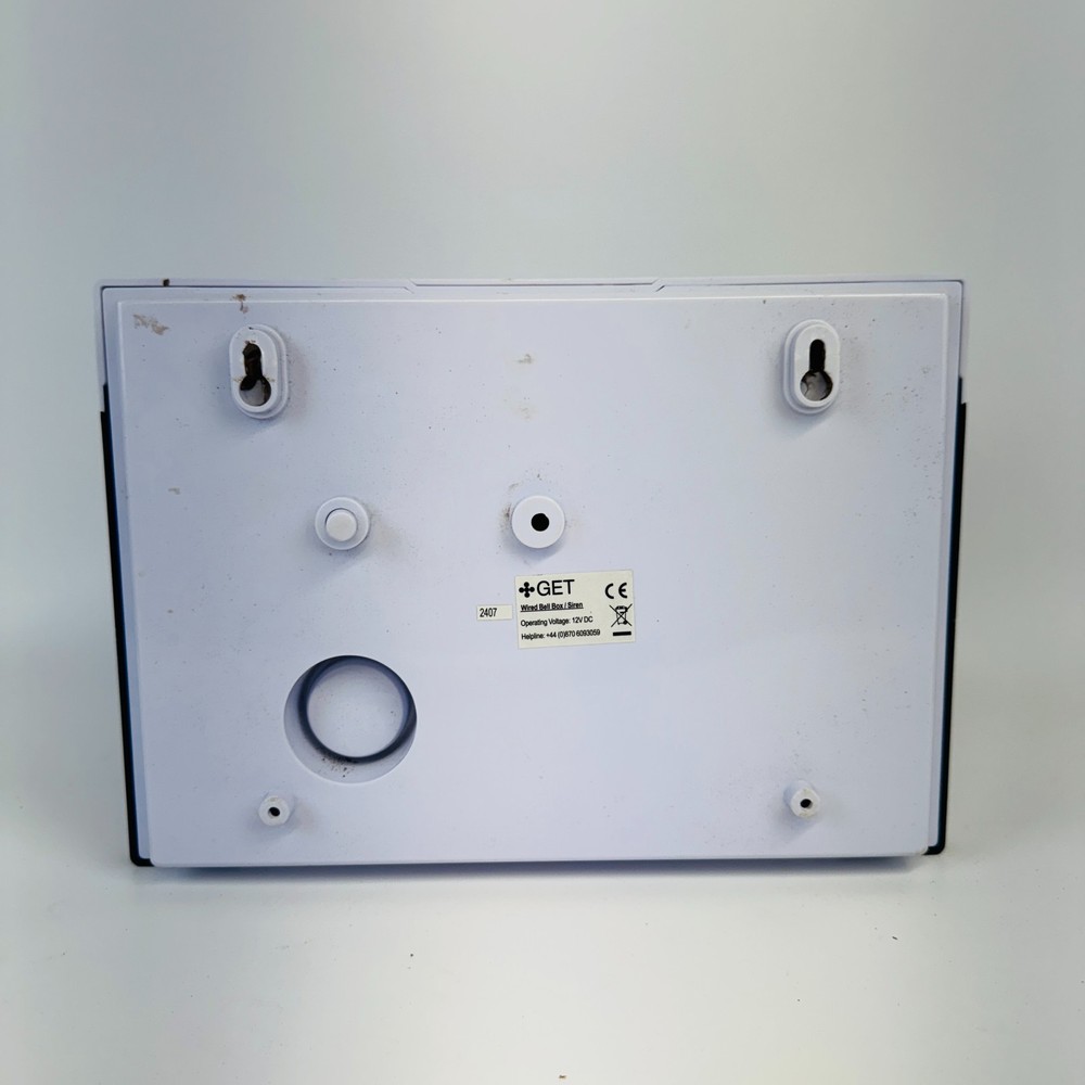 GET Wired Alarm Bell Box 12V DC Siren Strobe Unit – Security System