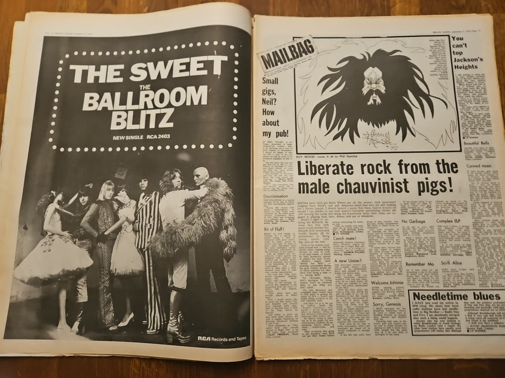 Melody Maker September 8th 1973, Mick Jagger David Bowie Cover