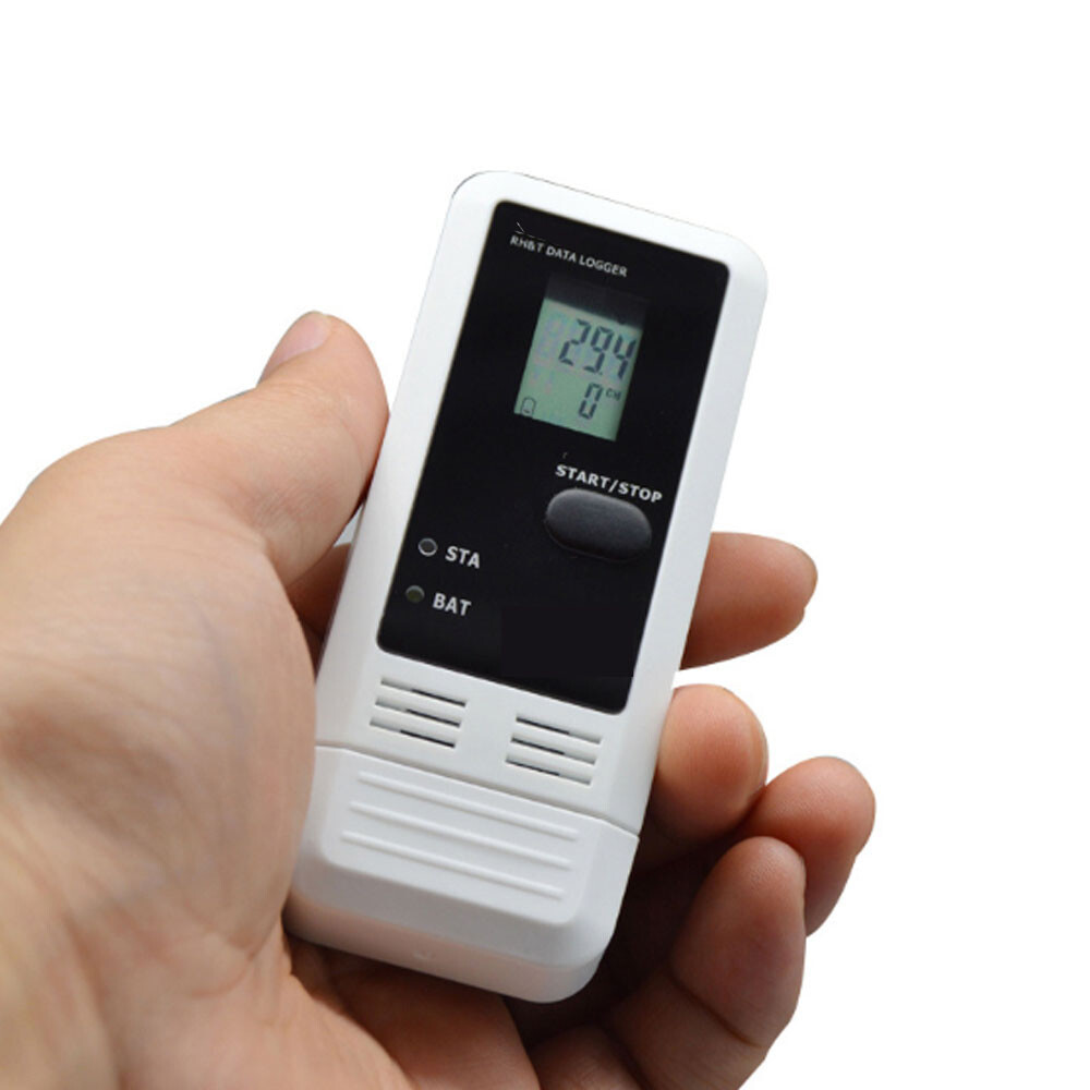 Portable Temperature Data Logger Humidity Recorder Internal Sensor USB Driver