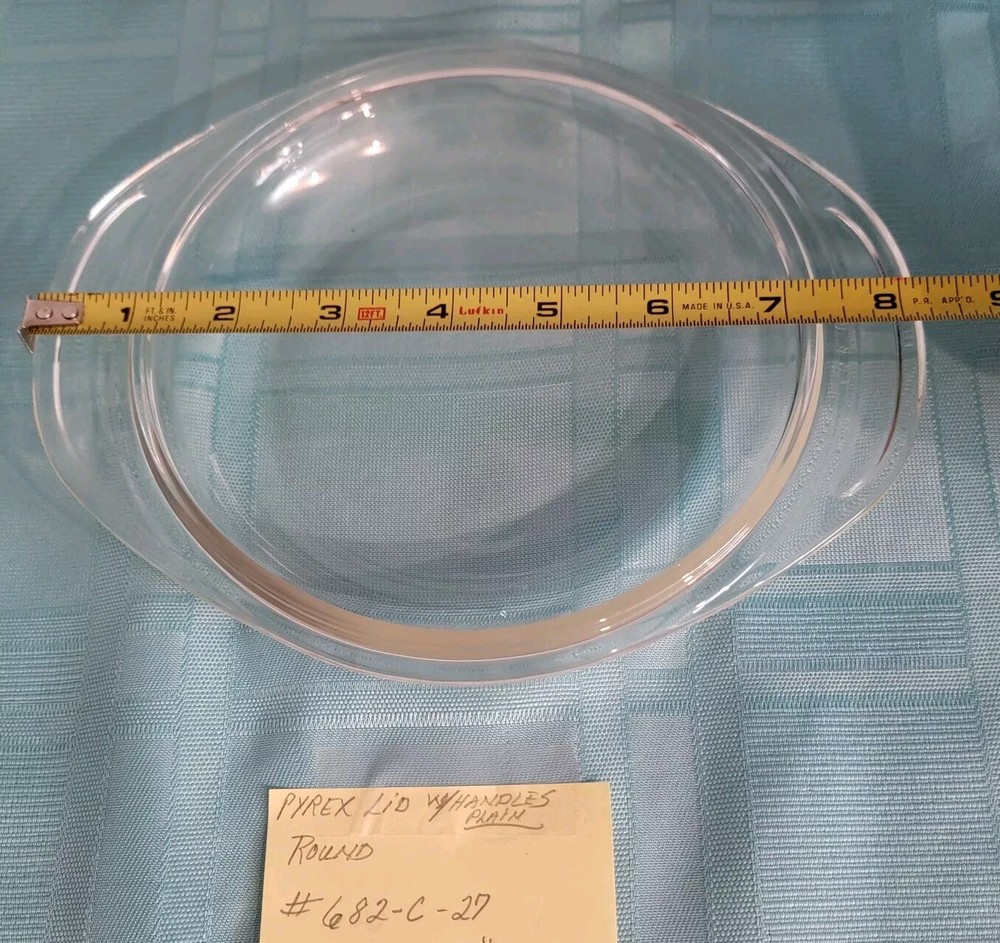 Pyrex Replacement Lids 682-C (2 Available)