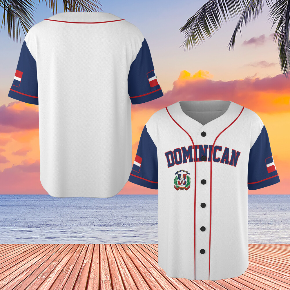 Personalized Dominican Republic Dominican Baseball Jersey, Dominican Team Jersey