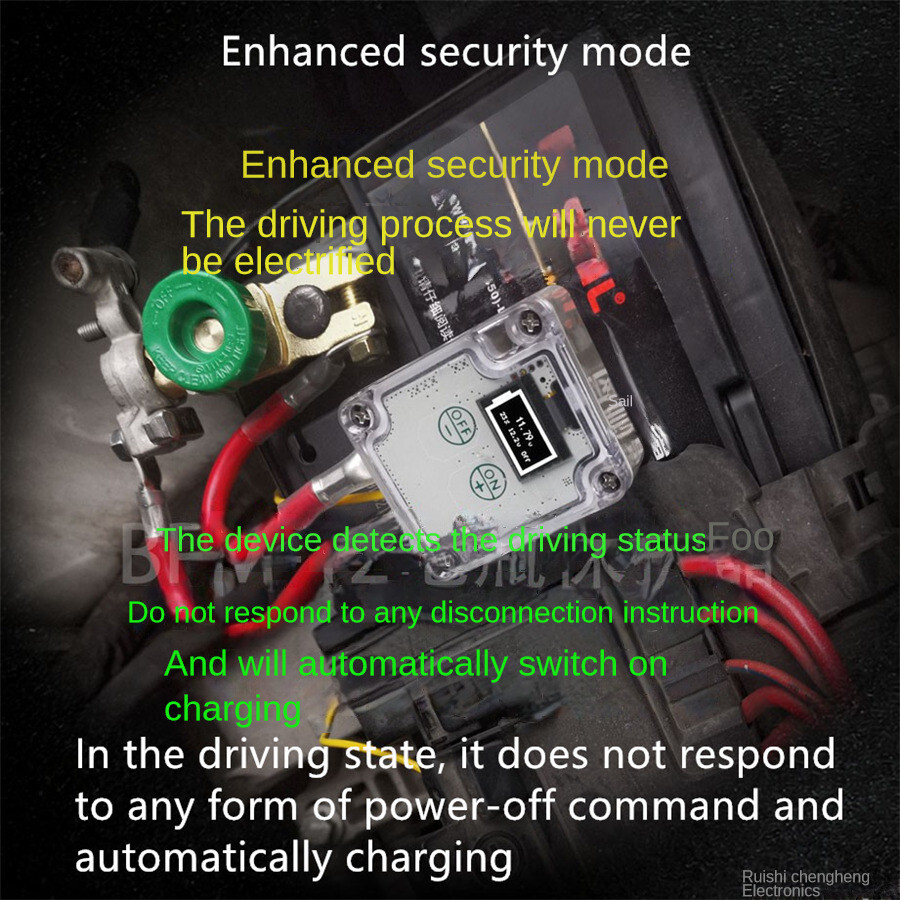 Wireless Remote Control Car Battery Disconnect Power Cut Off Switch Isolator 12V